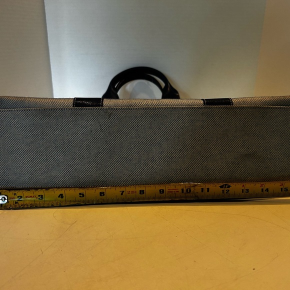 Vintage DOONY & BURKE satchel tote shopper blue gray - Picture 9 of 14